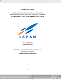 Kemudahan Akses Dan Pencarian Data (Informasi dan Pengetahuan Melalui Pemanfaatan Knowledge Warehouse Di Laboratorium Radar-Pusat Teknologi Roket LAPAN) (Lembaga Penerbangan dan Antariksa Nasional) (Terbaik 3)