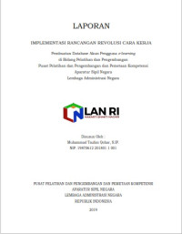 Pembuatan Database Akun Pengguna e-Learning di Bidang Latbang Puslatbang PKASN LAN