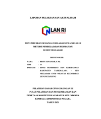 Menumbuhkan Semangat Belajar Siswa Melalui Metode Pembelajaran Permainan Di SDN Neglasari Kabupaten Tasikmalaya