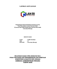 Pengembangan Metode Pembelajaran Blended-Learning Pada Mata Kuliah Gerakan Sosial Dan Politik Di Jurusan Ilmu Politik Fakultas Ilmu Sosial Dan Ilmu Politik Universitas Siliwangi.