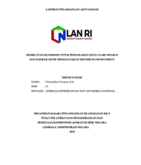 Pembuatan Handbook Untuk Pengolahan Data Flare Sinar-X Dan Daerah Aktif Menggunakan Metode Random Forest (LAPAN)