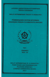 Pengembangan Sistem Informasi Cadangan Pangan Di Kabupaten Bangka (Dinas Pangan)