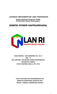 Sistem Informasi Pelayanan Publik Di Kelurahan Husein Sastranegara (SIMPEL HUSEIN SASTRANEGARA)