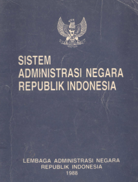 SANRI Sistem Administrasi Negara Republik Indonesia