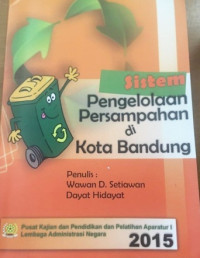 Sistem Pengelolaan Persampahan Di Kota Bandung