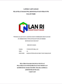 Pengelolaan Data Agenda Rapat Berbasis Digitalisasi Di Direktorat Pengawasan Pangan Risiko Rendah Dan Sedang (BPOM)