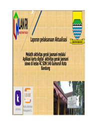 Melatih Aktivitas Gerak Jasmani Melalui Aplikasi Kartu Digital Aktivitas Gerak Jasmani Siswa Di Kelas 4C SDN 146 Gumuruh Kota Bandung (Terbaik 1)