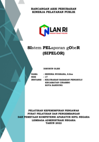 Sistem Pelaporan Gober (Sipelor) di Kelurahan Babakan Penghulu Kecamatan Cinambo Kota Bandung
