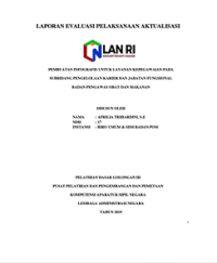 Pembuatan Infografis Untuk Layanan Kepegawaian Pada Subbidang Pengelolaan Karier Dan Jabatan Fungsional Badan Pengawas Obat Dan Makanan (BPOM)
