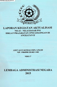 Nilai-Nilai Dasar PNS di SDN Beji 1