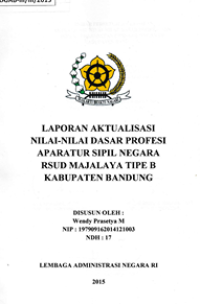 Nilai-Nilai Dasar Profesi di RSUD Kelas B Majalaya