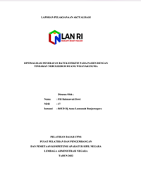 Optimalisasi Penerapan Batuk Efektif Pada Pasien Dengan Tindakan Nebulizer Di Ruang Wijayakusuma RSUD Hj. Anna Lasmanah Kabupaten Banjarnegara (Dinas Kesehatan)