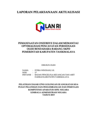 Pemanfaatan Onedrive Dalam Memantau Optimalisasi Pencatatan Persediaan Oleh Bendahara Barang SKPD Pemerintah Kabupaten Tasikmalaya (Badan Pengelola Keuangan dan Aset Daerah)