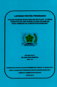 Pojok Edukasi bagi Para Wajib Pajak di Dinas Pendapatan dan Pengelolaan Keuangan pada Pemerintah Kabupaten Bandung