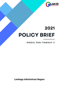 Policy Brief; Modul PKN Tingkat II