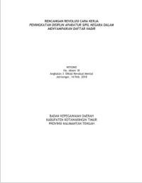 Peningkatan Disiplin Aparatur Sipil Negara Dalam Menyampaikan Daftar Hadir (BKPSDM Kabupaten Kotawaringin Timur)