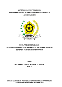 Akselaerasi Peningkatan Angka Rata-rata Lama Sekolah Berbasis Partisipasi Masyarakat (Dinas Pendidikan Kota Cimahi)