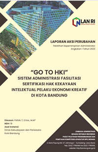 GO TO HKI; Sistem Administrasi Fasilitasi Sertifikasi Hak Kekayaan Intelektual Pelaku Ekonomi Kreatif Kota Bandung (Dinas Kebudayaan dan Pariwisata) (Terbaik 1)