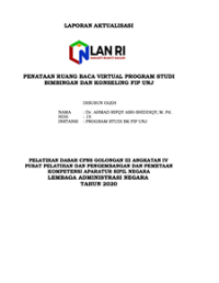 Penataan Ruang Baca Virtual Program Studi Bimbingan Dan Konseling FIP Universitas Negeri Jakarta (TERBAIK 1)