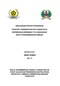Strategi Peningkatan Pelayanan Data Kepemudaan Berbasis IT Di Lingkungan Deputi Pengembangan Pemuda (Kementerian Pemuda dan Olah Raga)