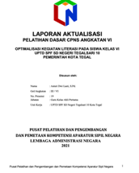 Optimalisasi Kegiatan Literasi Pada Siswa Kelas VI UPTD SPF Negeri Tegalsari 10 Pemerintah Kota Tegal