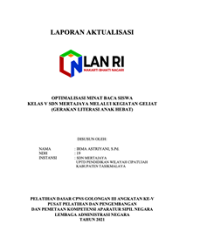 Optimalisasi Minat Baca Siswa Kelas V SDN Mertajaya Kabupaten Tasikmalaya Melalui Kegiatan GELIAT (Gerakan Literasi Anak Hebat)