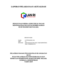 Penggunaan Media Audio Visual Dalam Meningkatkan Kualitas Pembelajaran Di SD Negeri Pakunagara (Dinas Pendidikan Dan Kebudayaan Kabupaten Tasikmalaya)