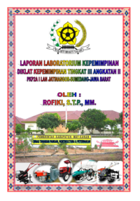 PESAN PEJANTAN (Pengelolaan Alat Dan Mesin Pertanian Melalui Usaha Pelayanan Jasa Alsintan Di Kabupatan Way Kanan) (Dinas Tanaman Pangan, Hortikultural & Peternakan)