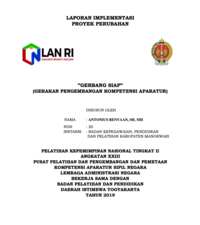 GERBANG SIAP (Gerakan Pengembangan Kompetensi Aparatur) (Badan Kepegawaian Pendidikan dan Pelatihan Kabupaten Manokwari)