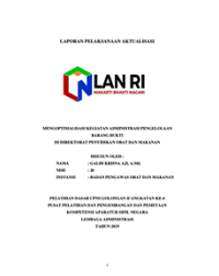 Mengoptimalisasi Kegiatan Administrasi Pengelolaan Barang Bukti (BPOM)