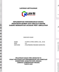 Implementasi Pengembangan Modul Praktikum Momen Gaya Melalui Sistem Daring Dengan Optimalisasi Aplikasi Phet Simulation Politeknik Negeri Bandung