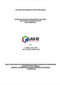 Sistem Notifikasi Kepegawaian dan Aset (SINOKAT) Kecamatan Bandung Kulon Kota Bandung