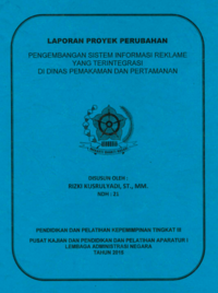 Pengembangan Sistem Informasi Reklame Yang Terintegrasi di Dinas Pemakaman dan Pertamanan Kota Bandung (TERBAIK)