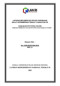 Gerabah Stunting Manis (Gerakan Bersama Cegah Stunting Masyarakat Ciamis) (Dinas Pengendalian Penduduk Keluarga Berencana Pemberdayaan Perempuan dan Perlindungan Anak Kabupaten Ciamis)