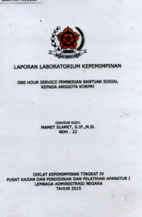 One Hour Service Pemberian Bantuan Sosial Kepada Anggota KORPRI (Sekretariat Dewan Pengurus KORPRI Kabupaten Bandung)