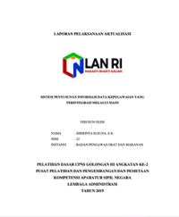 Sistem Penyusunan Informasi Data Kepegawaian Yang Terintegrasi Melalui SIASN (BPOM)