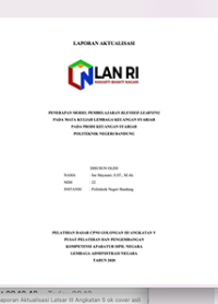 Penerapan Model Pembelajaran Blended Learning Pada Mata Kuliah Lembaga Keuangan Syariah Pada Prodi Keuangan Syariah Politeknik Negeri Bandung