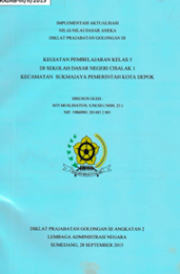 Nilai-Nilai Dasar Aneka di Instansi