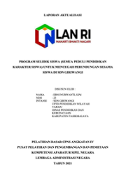 Program Selidik Siswa (Semua Peduli Pendidikan Karakter Siswa) Untuk Mencegah Perundungan Sesama Siswa Di SDN Giriwangi Kabupaten Tasikmalaya (TERBAIK 2)