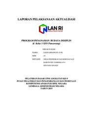 Program Penanaman Budaya Disiplin Di Kelas 5 SDN Pancawangi Dinas Pendidikan dan Kebudayaan Kabupaten Tasikmalaya (TERBAIK 3)