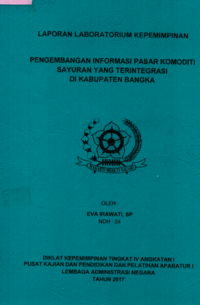 Pengembangan Informasi Pasar Komoditi Sayuran Yang Terintegrasi Di Dinas Pertanian Kabupaten Bangka (TERBAIK)