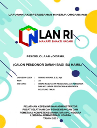 Pengelolaan e-Dormil (Calon Pendonor Darah Bagi Ibu Hamil) - Dinas Kesehatan Pengendalian Penduduk dan Keluarga Berencana Kabupaten Belitung Timur