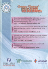 Seminar Nasional Ikatan Alumni STIA LAN Bandung 28 April 2005