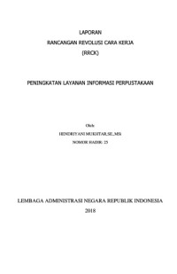 Peningkatan Layanan Informasi Perpustakaan (BPSDMD Provinsi Jawa Tengah)