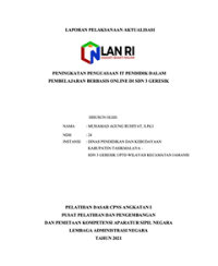 Peningkatan Penguasaan IT Pendidik Dalam Pembelajaran Berbasis Online Di SDN 3 Geresik Kecamatan Jamanis Kabupaten Tasikmalaya