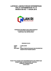 Peningkatan Minat Baca Masyarakat Di Kabupaten Pesisir Barat (Seribu Buku, Satu ASN Satu Buku) (Dinas Perpustakaan dan Kearsipan)