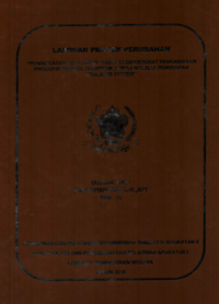 Peningkatan Pelayanan Publik Di Direktorat Pengawasan Produksi Produk Terapetik & PKRT Melalui Penerapan Tracking System (Badan POM RI)