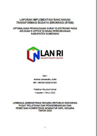 Optimalisasi Penggunaan Surat Elektronik Pada Aplikasi E-Office Di Dinas Perhubungan Kabupaten Sumedang