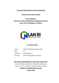 PETA KENDALI; Penataan Arsip Kepegawaian Berbasis Digital Pada UPTD Puskesmas Jatireja