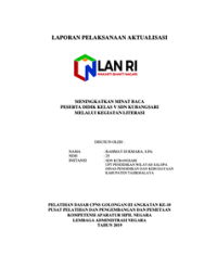 Meningkatkan Minat Baca Peserta Didik Kelas V SDN Kubangsari Melalui Kegiatan Literasi (Dinas Pendidikan Dan Kebudayaan Kabupaten Tasikmalaya)